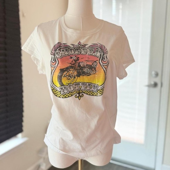 Y2K "Chopper Hottie" Graphic Tee - Picture 2 of 4